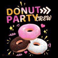 Donut Party Crew Family Matching Friends Donut Lover Funny Gift Coffee Mug thumb 5
