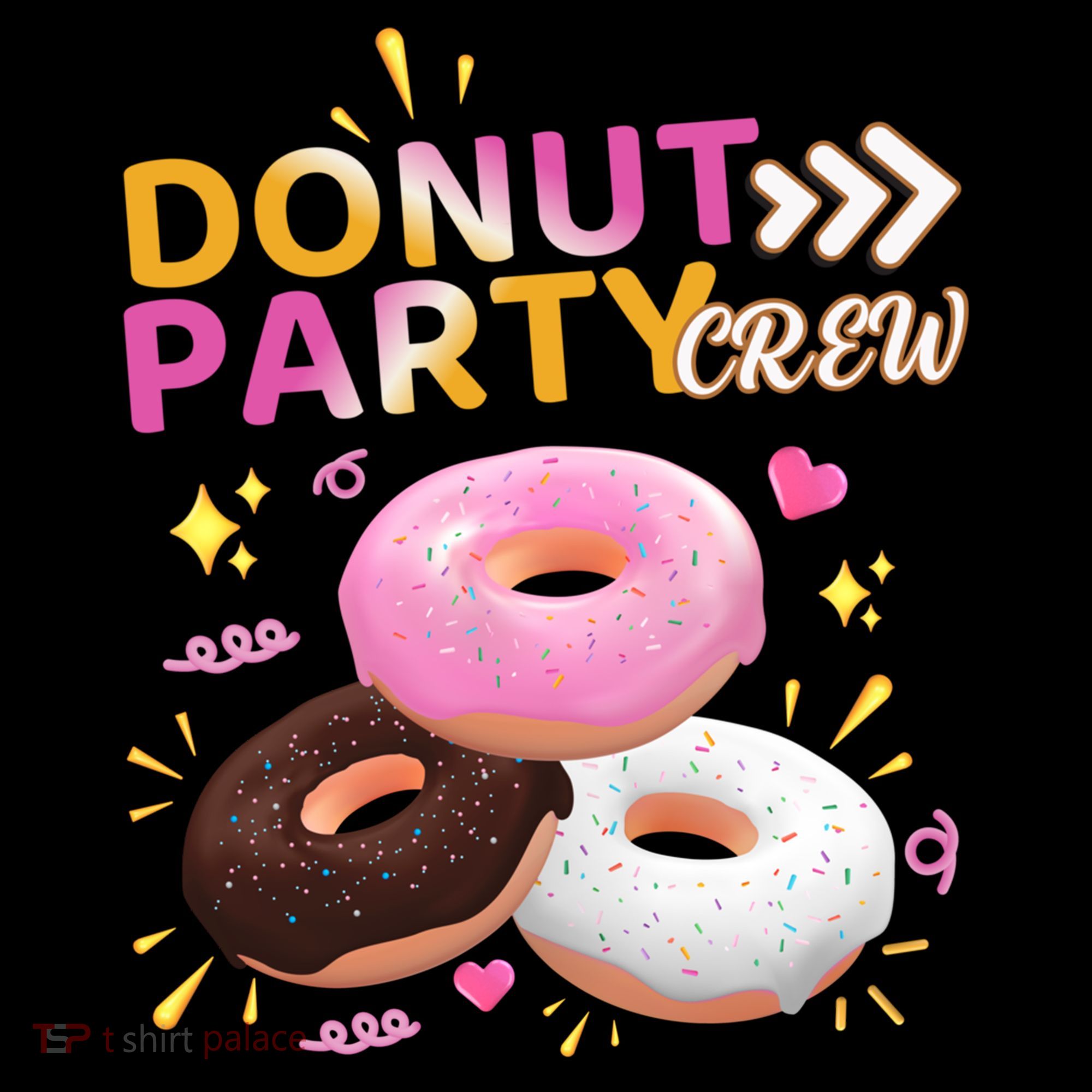 Donut Party Crew Family Matching Friends Donut Lover Funny Gift Coffee Mug