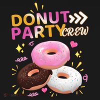 Donut Party Crew Family Matching Friends Donut Lover Funny Gift Women's Hoodie thumb 2