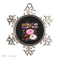 Donut Party Crew Family Matching Friends Donut Lover Funny Gift Ornament thumb 0