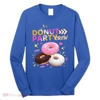 Donut Party Crew Family Matching Friends Donut Lover Funny Gift Long Sleeve Shirt thumb 0