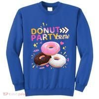 Donut Party Crew Family Matching Friends Donut Lover Funny Gift Sweatshirt thumb 0