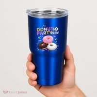 Donut Party Crew Family Matching Friends Donut Lover Funny Gift Tumbler thumb 2