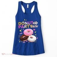 Donut Party Crew Family Matching Friends Donut Lover Funny Gift Women's Tank Top thumb 0