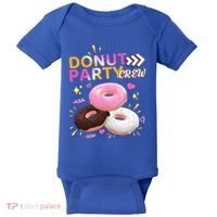 Donut Party Crew Family Matching Friends Donut Lover Funny Gift Baby Bodysuit thumb 0