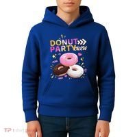 Donut Party Crew Family Matching Friends Donut Lover Funny Gift Kids Hoodie thumb 4