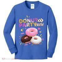 Donut Party Crew Family Matching Friends Donut Lover Funny Gift Kids Long Sleeve Shirt thumb 0