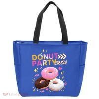 Donut Party Crew Family Matching Friends Donut Lover Funny Gift Tote Bag thumb 0