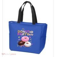 Donut Party Crew Family Matching Friends Donut Lover Funny Gift Tote Bag thumb 3