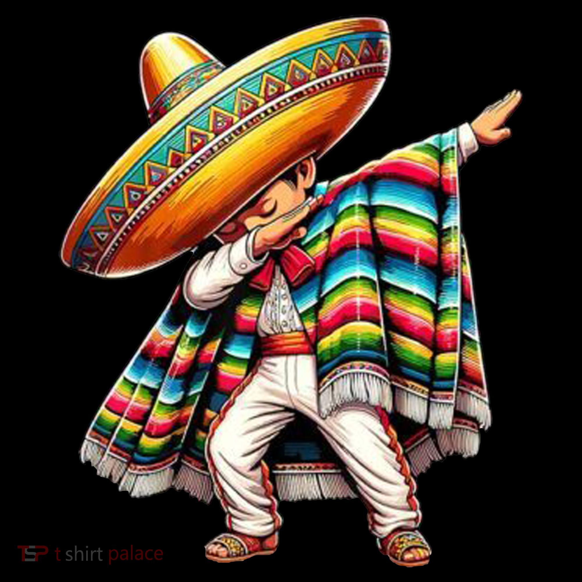 Dabbing Poncho Cinco De Mayo Mexican Holiday Backpack