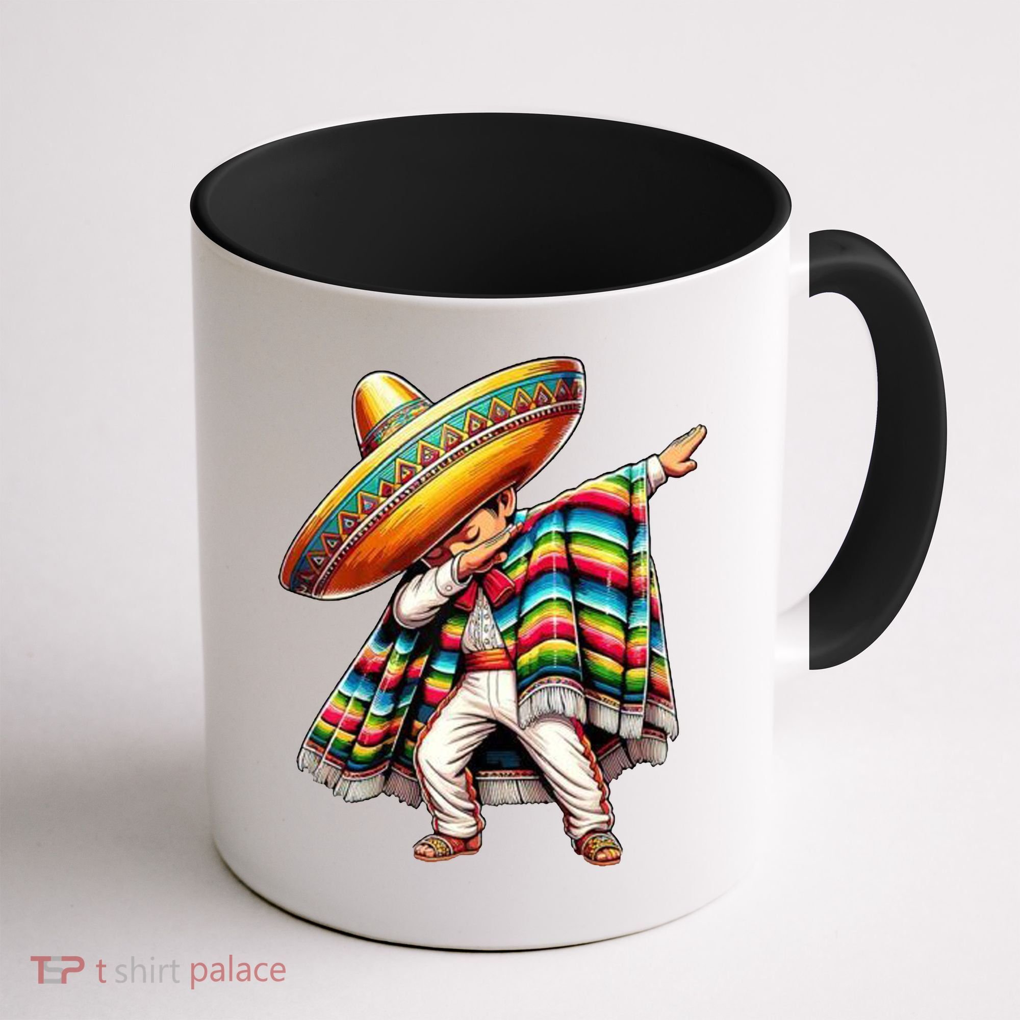 Dabbing Poncho Cinco De Mayo Mexican Holiday Coffee Mug