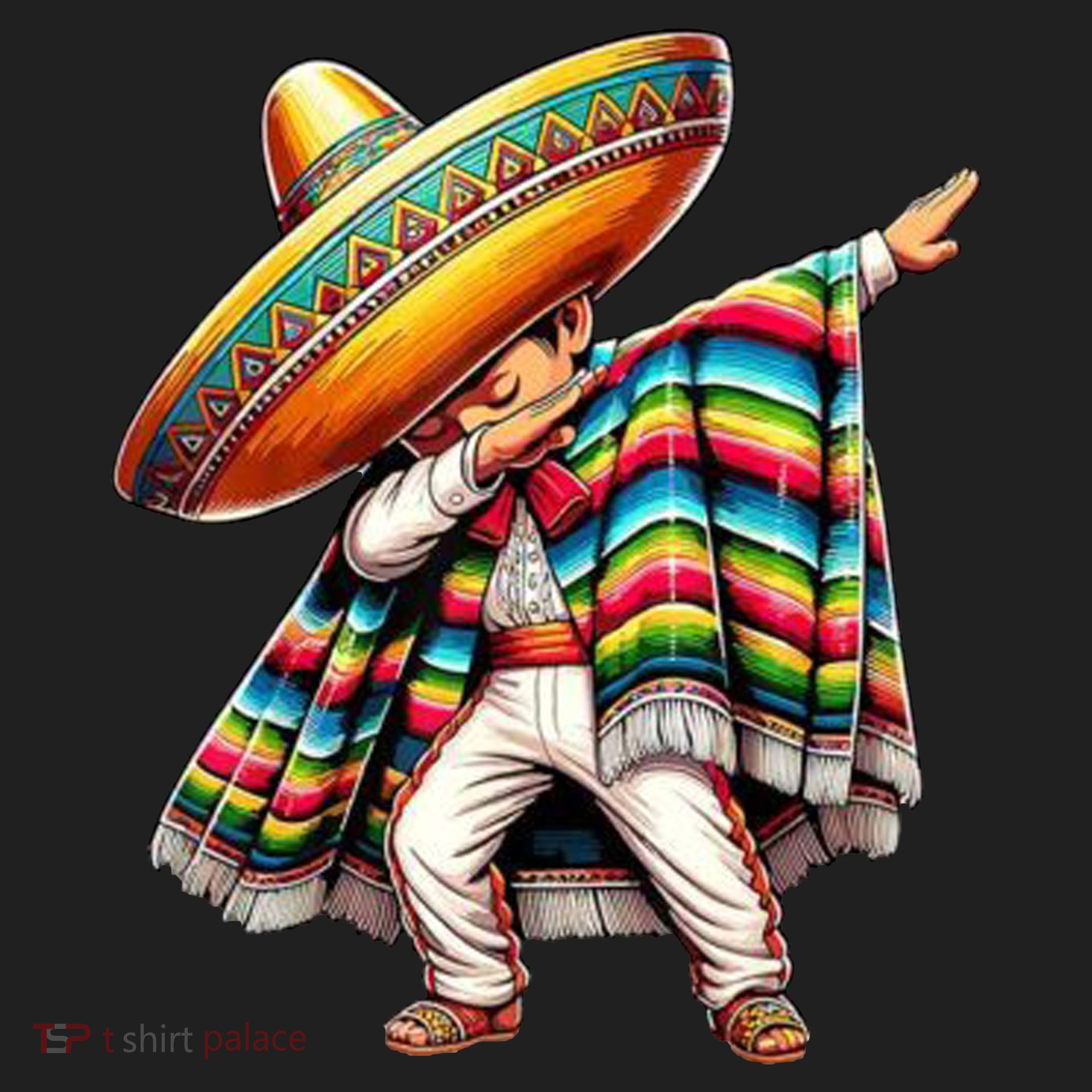 Dabbing Poncho Cinco De Mayo Mexican Holiday Tumbler