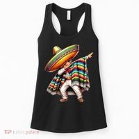Dabbing Poncho Cinco De Mayo Mexican Holiday Women's Tank Top thumb 0