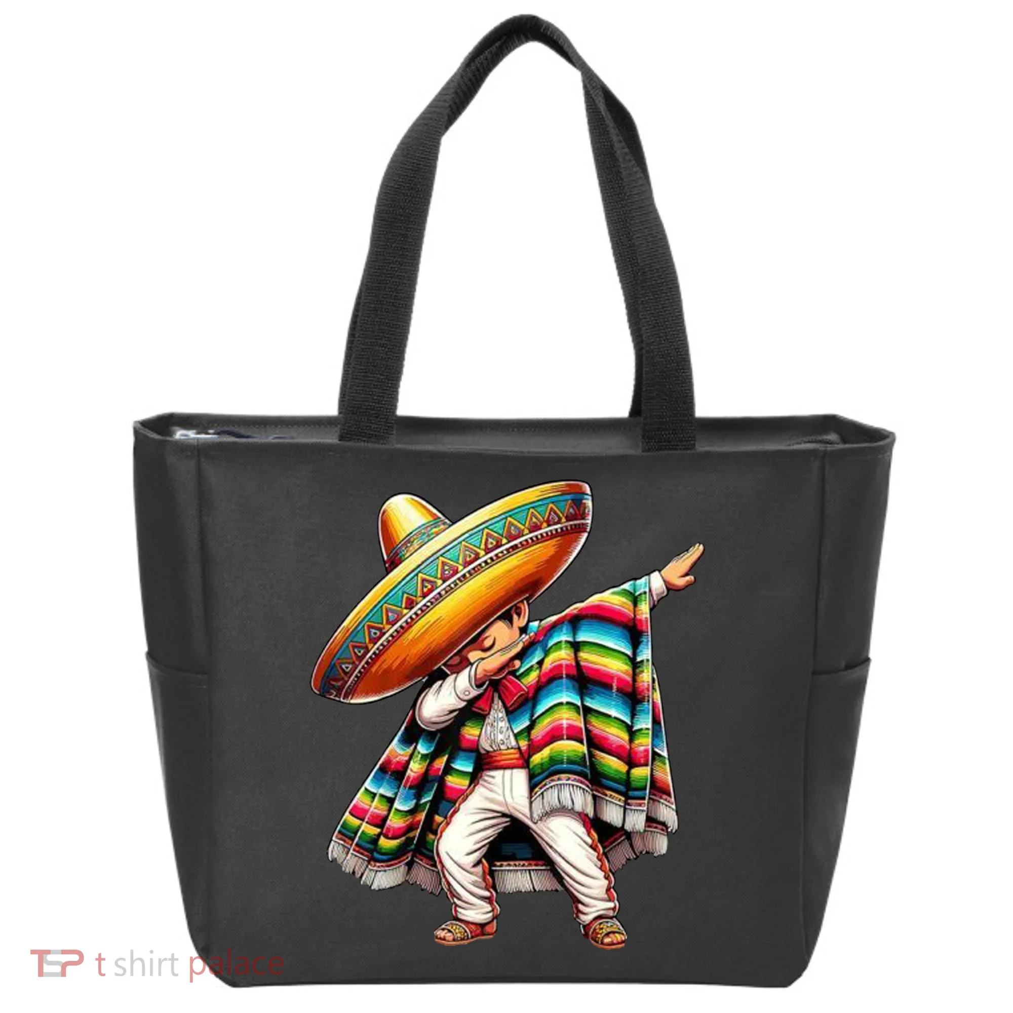 Dabbing Poncho Cinco De Mayo Mexican Holiday Tote Bag