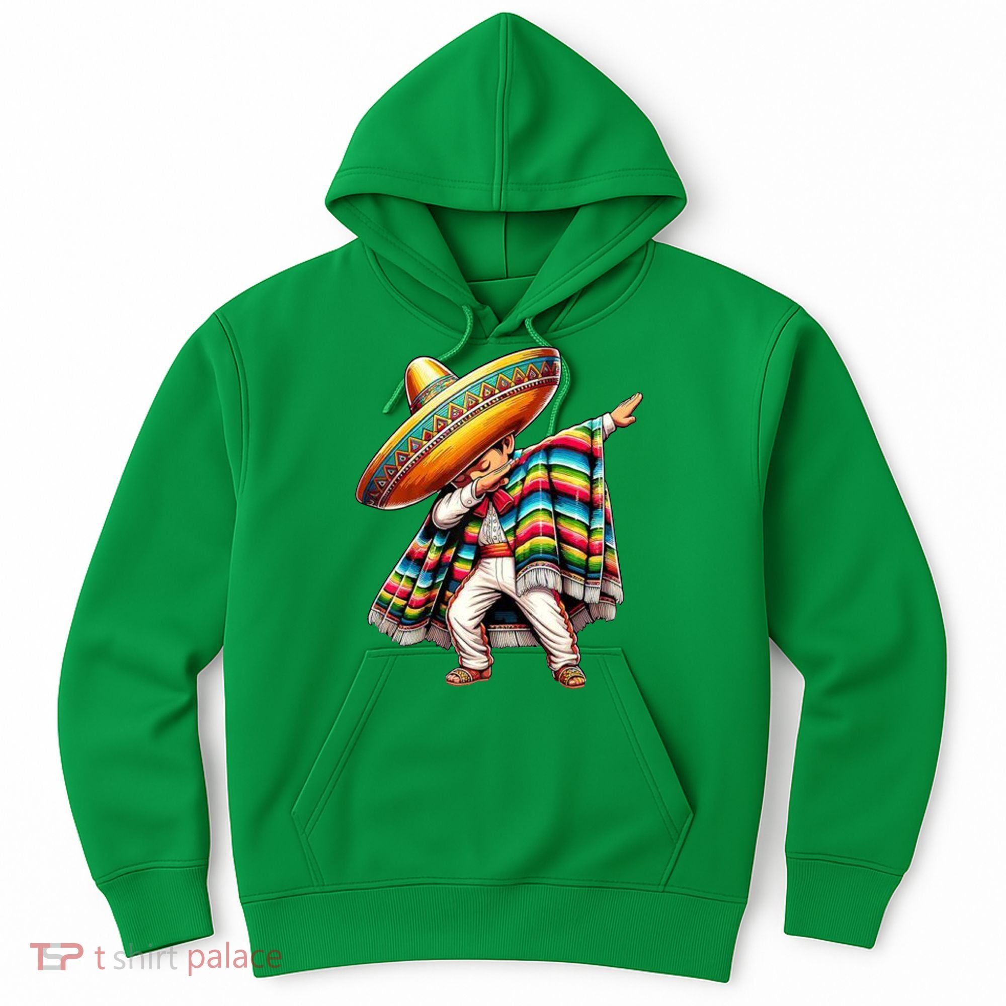 Dabbing Poncho Cinco De Mayo Mexican Holiday Hoodie