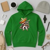 Dabbing Poncho Cinco De Mayo Mexican Holiday Hoodie thumb 3
