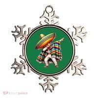 Dabbing Poncho Cinco De Mayo Mexican Holiday Ornament thumb 0