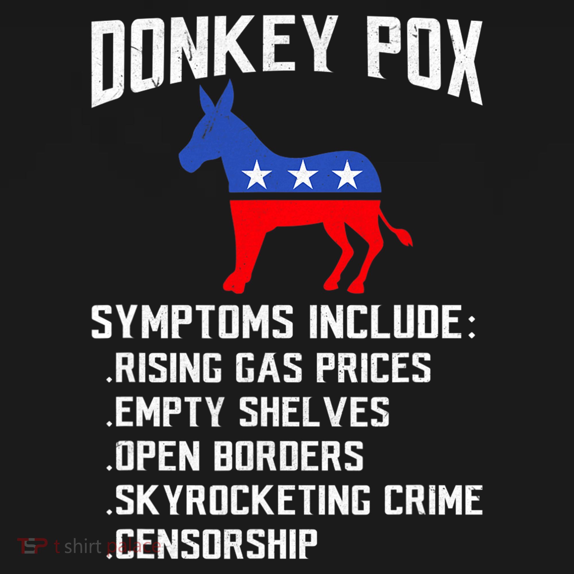 Donkey Pox Conservative Republican Anti Biden Donkeypox Backpack