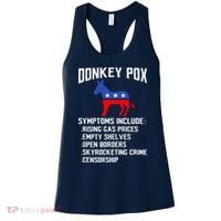 Donkey Pox Conservative Republican Anti Biden Donkeypox Women's Tank Top thumb 0