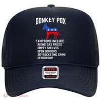 Donkey Pox Conservative Republican Anti Biden Donkeypox Hat thumb 0