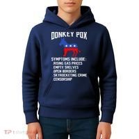 Donkey Pox Conservative Republican Anti Biden Donkeypox Kids Hoodie thumb 4