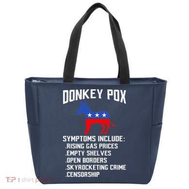 Donkey Pox Conservative Republican Anti Biden Donkeypox Tote Bag