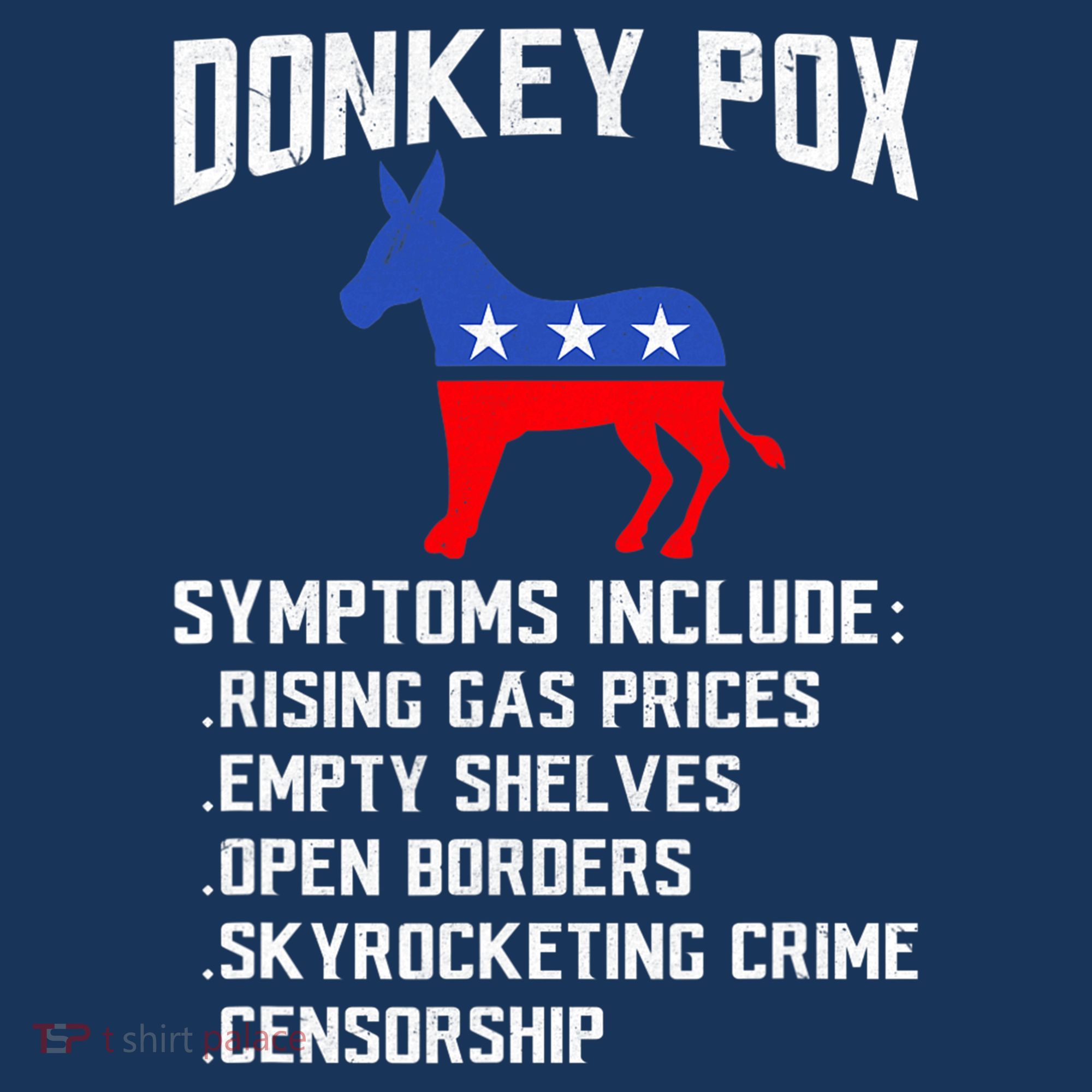 Donkey Pox Conservative Republican Anti Biden Donkeypox Tote Bag