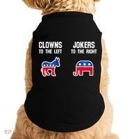 Donkey Pox Clowns To The Left Jokers To The Right Funny Elephant Doggie Tank thumb 0