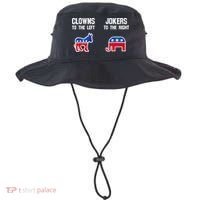 Donkey Pox Clowns To The Left Jokers To The Right Funny Elephant Bucket Hat thumb 0