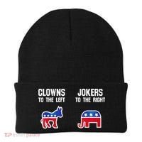 Donkey Pox Clowns To The Left Jokers To The Right Funny Elephant Beanie thumb 0