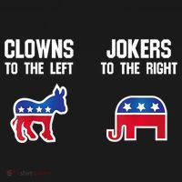 Donkey Pox Clowns To The Left Jokers To The Right Funny Elephant Women's Hoodie thumb 2