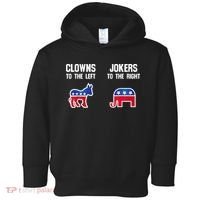 Donkey Pox Clowns To The Left Jokers To The Right Funny Elephant Toddler Hoodie thumb 0