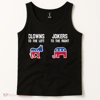 Donkey Pox Clowns To The Left Jokers To The Right Funny Elephant Tank Top thumb 2