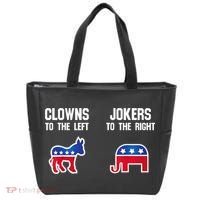 Donkey Pox Clowns To The Left Jokers To The Right Funny Elephant Tote Bag thumb 0
