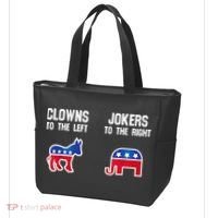 Donkey Pox Clowns To The Left Jokers To The Right Funny Elephant Tote Bag thumb 3