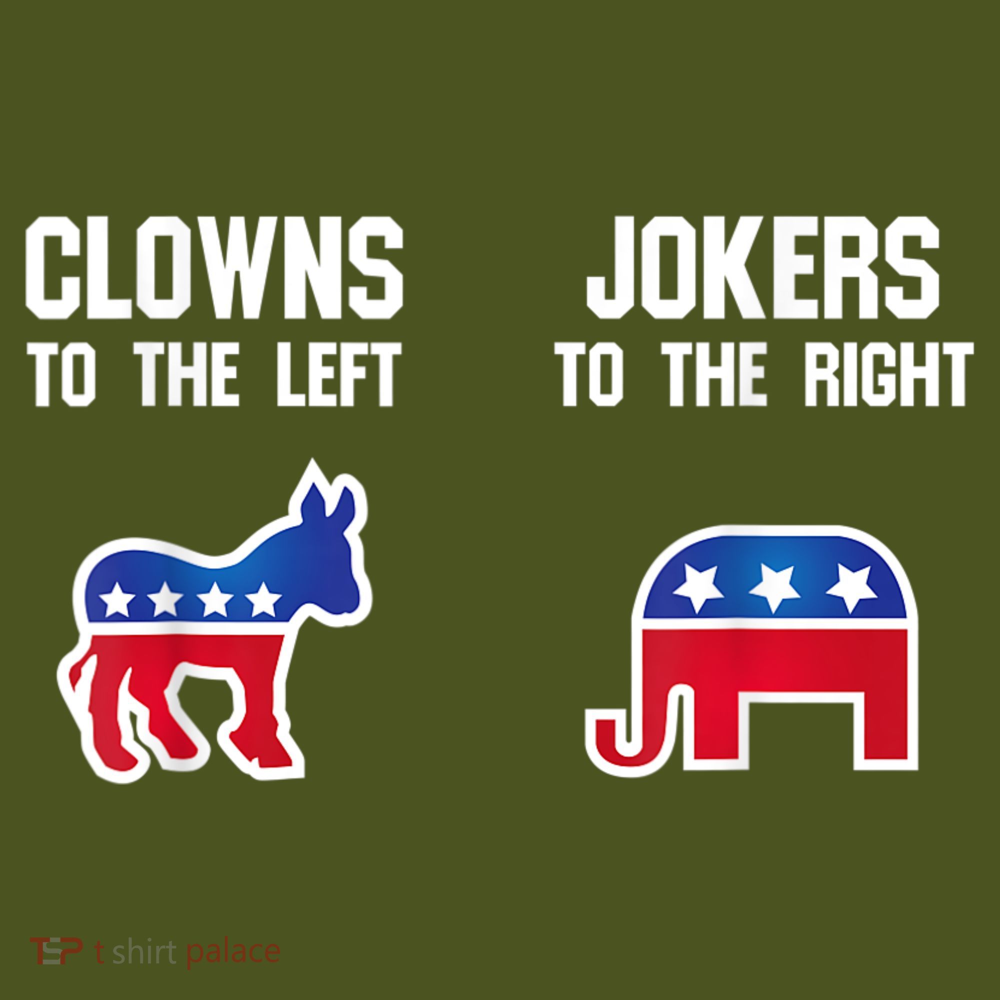 Donkey Pox Clowns To The Left Jokers To The Right Funny Elephant Mousepad