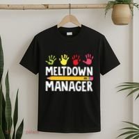 Daycare Provider Childcare Meltdown Manager T-Shirt thumb 2