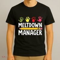 Daycare Provider Childcare Meltdown Manager T-Shirt thumb 3