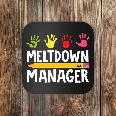 Daycare Provider Childcare Meltdown Manager Coaster