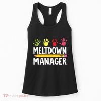 Daycare Provider Childcare Meltdown Manager Women's Tank Top thumb 0