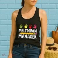 Daycare Provider Childcare Meltdown Manager Women's Tank Top thumb 2