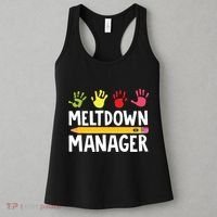 Daycare Provider Childcare Meltdown Manager Women's Tank Top thumb 3