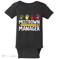 Daycare Provider Childcare Meltdown Manager Baby Bodysuit thumb 0
