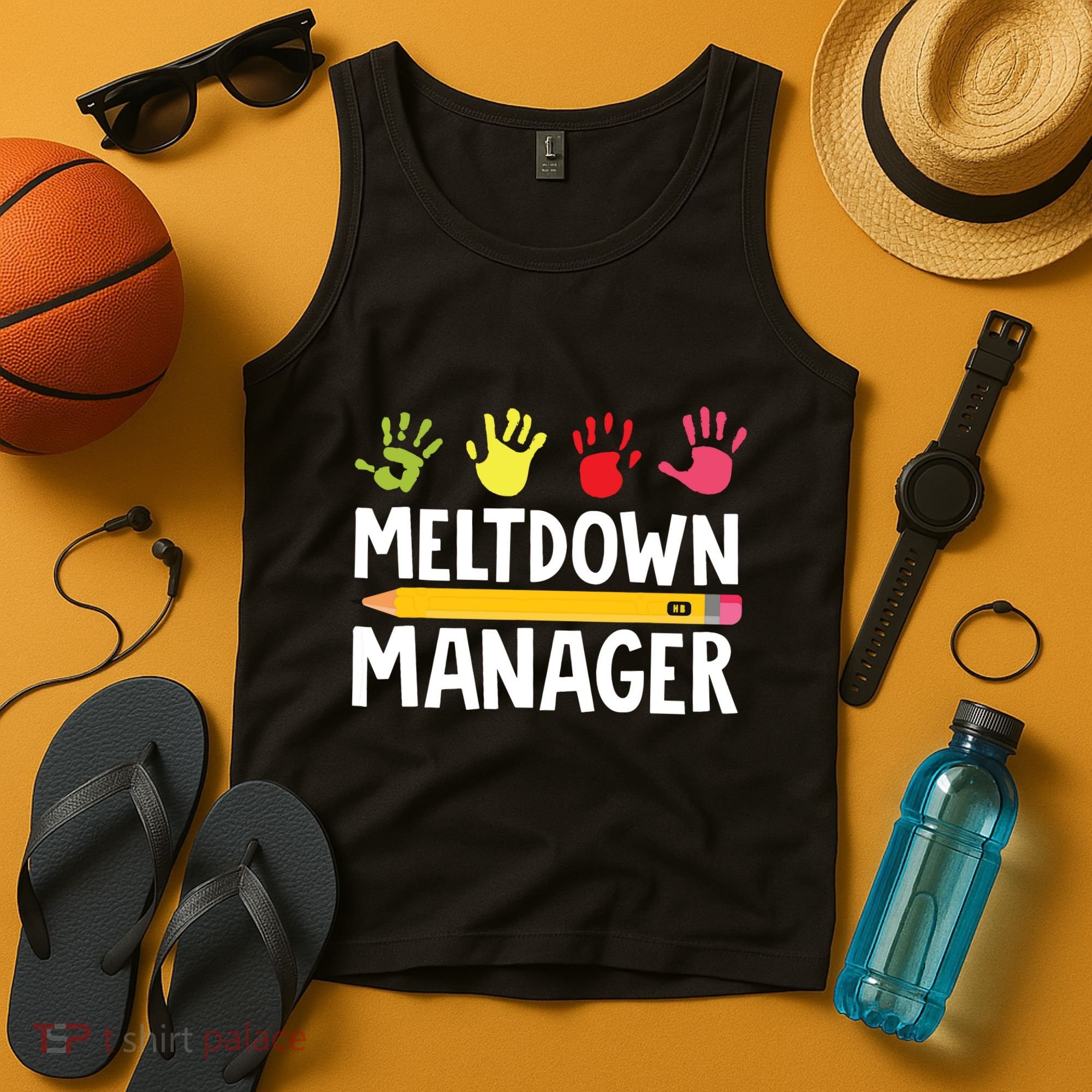 Daycare Provider Childcare Meltdown Manager Tank Top