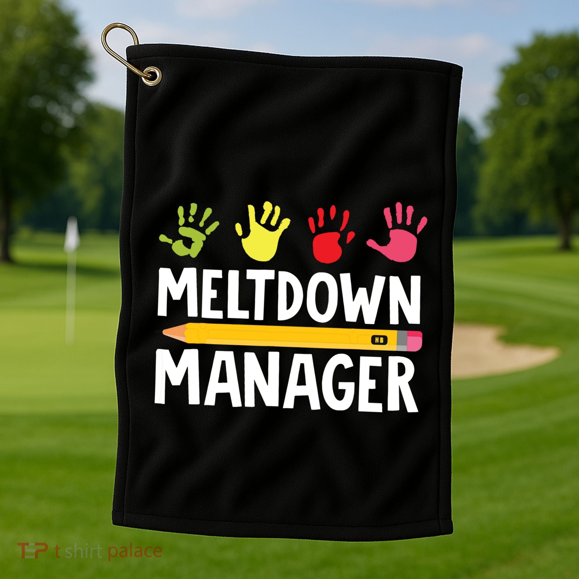 Daycare Provider Childcare Meltdown Manager Golf Towel