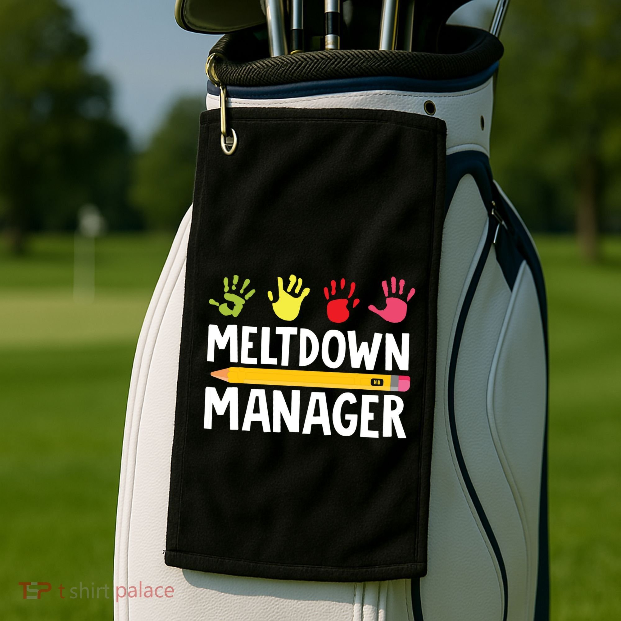 Daycare Provider Childcare Meltdown Manager Golf Towel