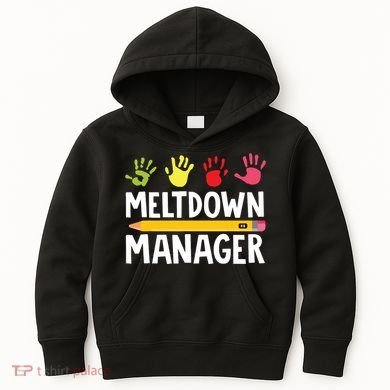 Daycare Provider Childcare Meltdown Manager Kids Hoodie