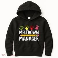 Daycare Provider Childcare Meltdown Manager Kids Hoodie thumb 0
