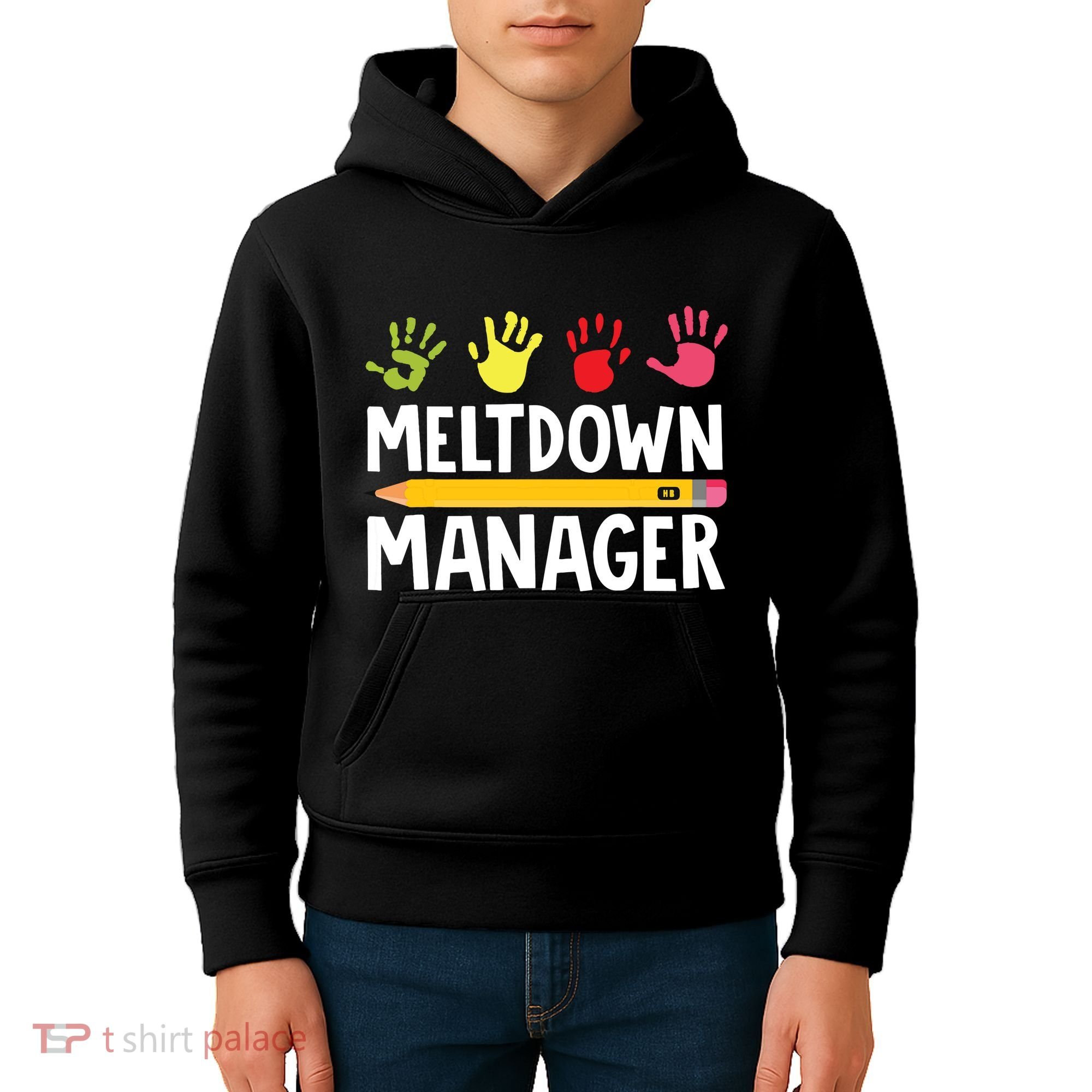 Daycare Provider Childcare Meltdown Manager Kids Hoodie