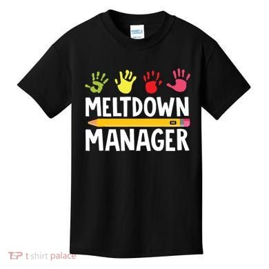 Daycare Provider Childcare Meltdown Manager Kids T-Shirt